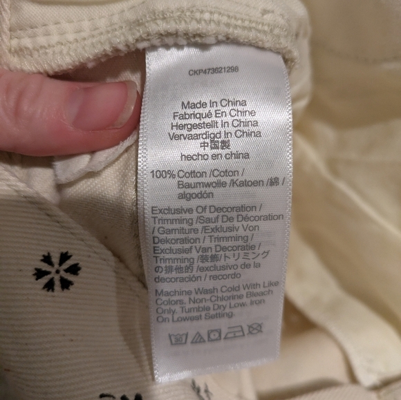 Madewell Perfect Vintage Straight Jean in Daisy Drizzle - Picture 9 of 11